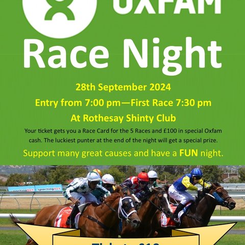 Horse-racing event poster