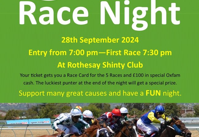 Horse-racing event poster